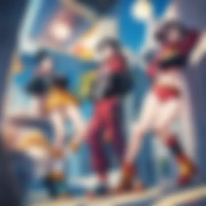 A visual representation of Dragon Ball GT characters in a dynamic pose