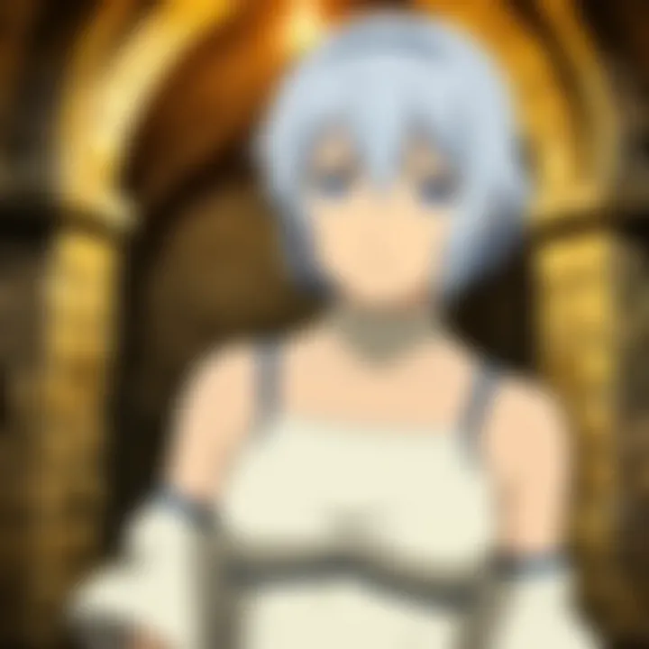 An artistic representation of the main characters engaging in a dungeon exploration