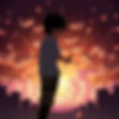 Dramatic Tension in Key Battles An iconic moment illustrating the dramatic tension of a key battle in the series.