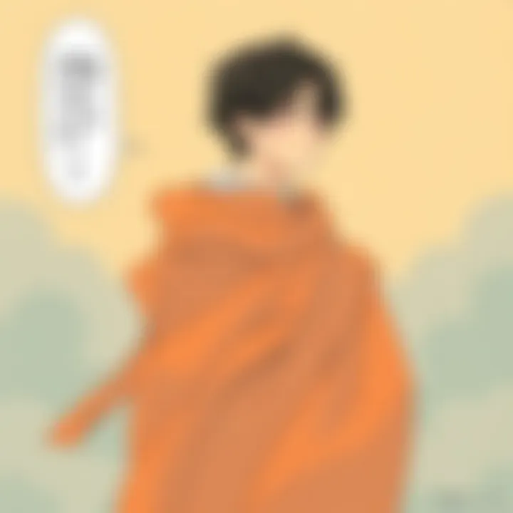 An insightful depiction of the rich narrative layers found in full volume manhwa, featuring a collage of iconic scenes and thought-provoking themes.