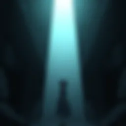 A haunting scene from a popular horror anime