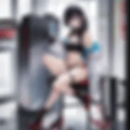 A vibrant illustration showcasing popular manga characters in dynamic poses