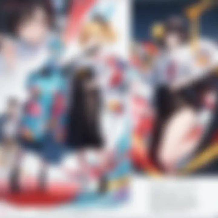 A collage of social media platforms showcasing fan engagement with manga