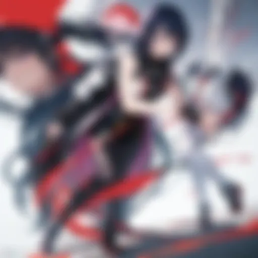 Dynamic scenes from popular hott anime series
