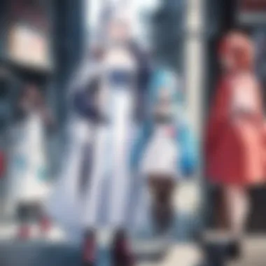 Character Evolution in Anime A collage showcasing iconic anime scenes depicting character evolution.