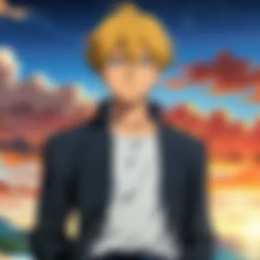 Thematic Elements in Anime Narratives An abstract representation of thematic elements in anime narratives.