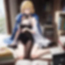 A digital library showcasing a variety of manga covers