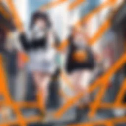 Key visual of Maburaho showcasing the main characters
