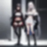 A visual representation of the Mal archetype in anime, showcasing introspective and complex characters.