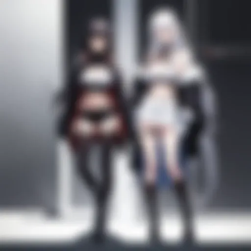 A visual representation of the Mal archetype in anime, showcasing introspective and complex characters.