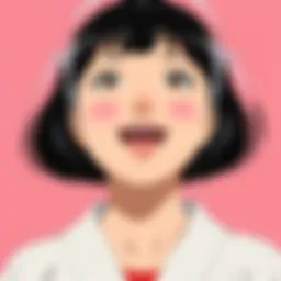 A mesmerizing scene depicting the duality of fear and comedy in Mieruko-chan.