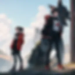 A captivating scene from My Little Monster showcasing the main characters in a thoughtful moment.