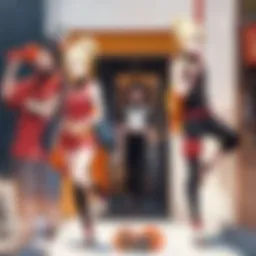 Naruto's evolution throughout the series