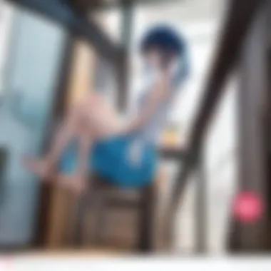 Iconic Scene from the English Dub Screenshot of an iconic scene from the English dub of Nisekoi