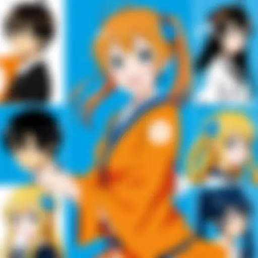 Key visual of Nisekoi showcasing main characters