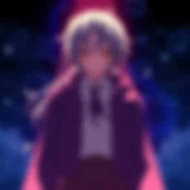 A character development moment in a thought-provoking anime series