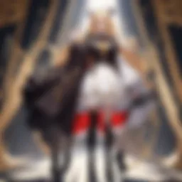 A captivating depiction of Ainz Ooal Gown in his formidable skeletal form, embodying his dual nature of benevolence and tyranny.