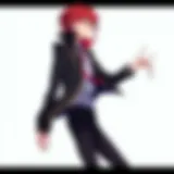 Dynamic character interaction from Persona 5 anime