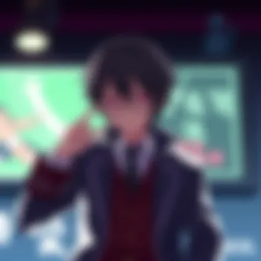 Voice actors engaged in recording sessions