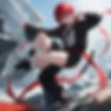 Key characters from the second Naruto series in dynamic poses