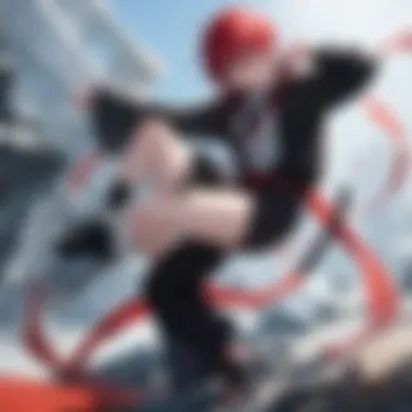 Key characters from the second Naruto series in dynamic poses