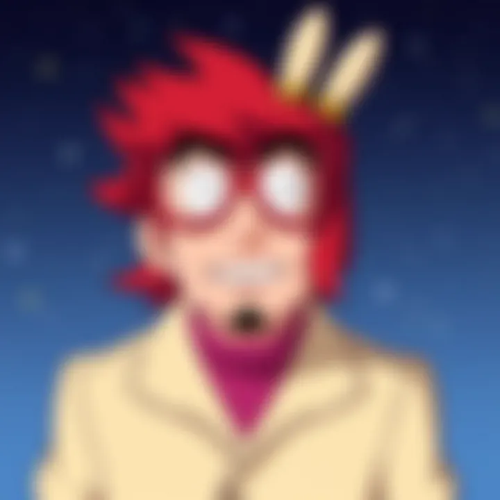 A thematic representation of cultural elements explored in Space Dandy.