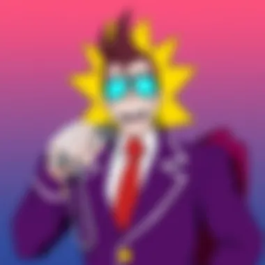 Voice actors passionately recording lines for the English dub of Space Dandy.