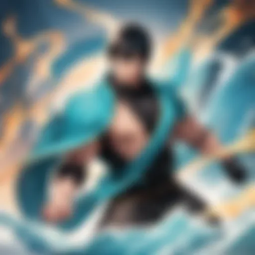 Iconic scene from Fist of the North Star showcasing its dynamic art style