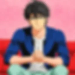 A contemplative moment between the main characters in Super Lovers, showcasing their emotional connection.