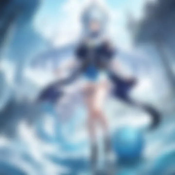 An illustration of the fantasy world introduced in the first episode.