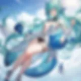 A captivating scene from the first episode depicting the protagonist's transformation.
