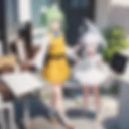 Dynamic scene from Dr. Stone showcasing character evolution