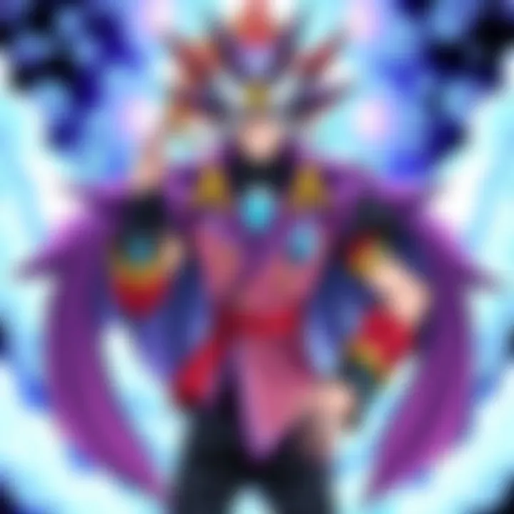 The Expansive Yu-Gi-Oh! Universe A detailed illustration of the Yu-Gi-Oh! universe and its characters