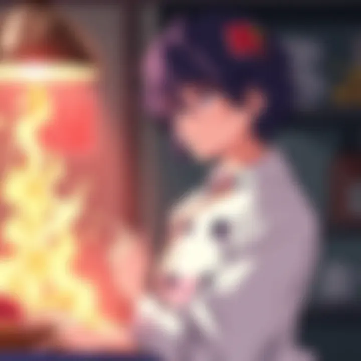 A symbolic representation of themes prevalent in Food Wars