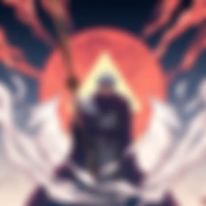 An intricately designed background showcasing the world of The Eternal King