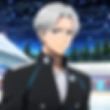 Emotional Depth in Character Portrayals The emotional expressions of characters from Yuri on Ice, illustrating the impact of dubbing on viewer engagement.