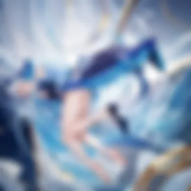 Thematic Exploration of Yuri on Ice An analytical infographic depicting thematic elements of Yuri on Ice, focusing on the significance of the English dub.