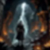 The protagonist navigating the treacherous dungeons