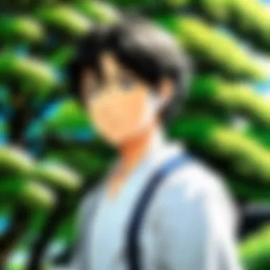 The Essence of Solitude in the Manga A serene landscape portraying the essence of solitude