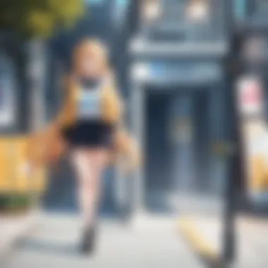 Captivating Visuals of Golden Time The captivating visuals of Golden Time's anime adaptation