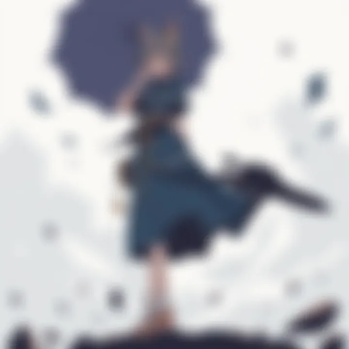 A fusion of gaming and manga styles in a dynamic layout