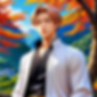 Fantasy Realm in Web Novels A web novel illustration showcasing a fantasy world filled with intricate designs.