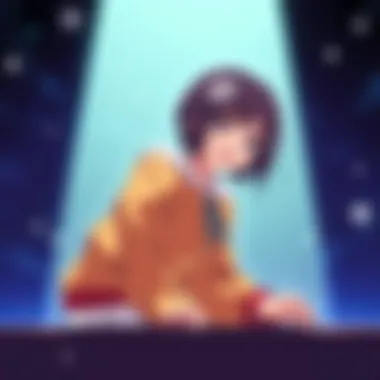 A vibrant scene from a new anime series showcasing innovative animation techniques