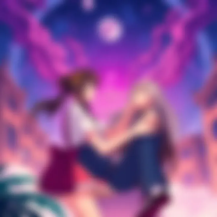 A dynamic storyboard layout showcasing the evolution of storytelling in anime