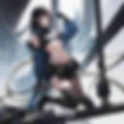 A dramatic scene from Solo Leveling showcasing the protagonist's evolution.