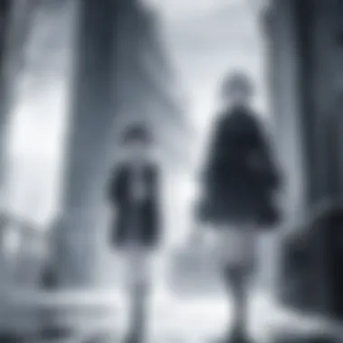 Haunting Atmosphere in Anime A haunting scene from a popular ghost story anime