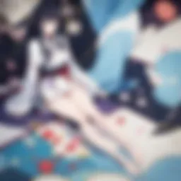 A visual representation of the intricate narrative structure in The Tatami Galaxy