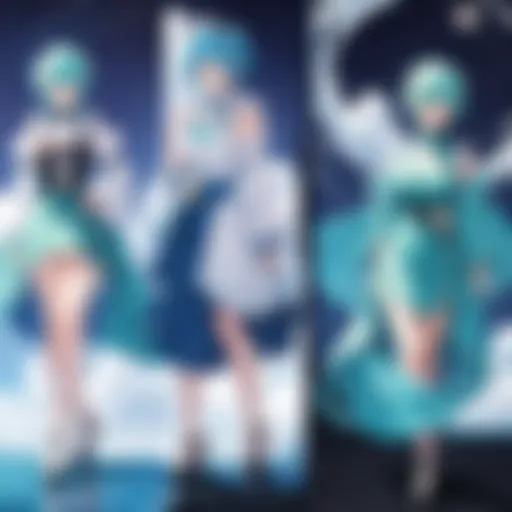 A visual representation of Michiru showcasing her unique style and design elements.