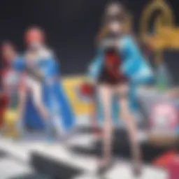 A vibrant display of Takaratomy toy collections showcasing various themes.