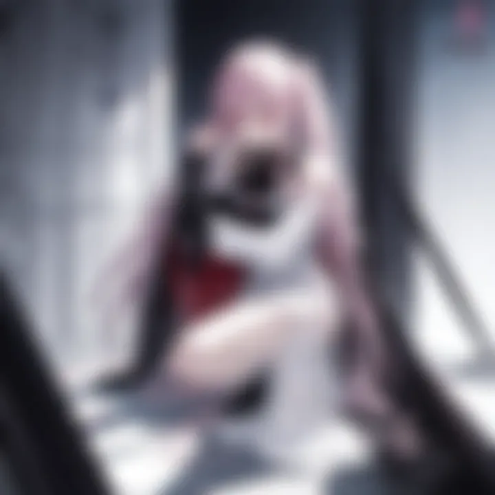Main characters of Vampire Knight in an emotional scene